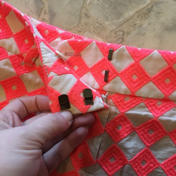 Neon Embroidered Loft Shorts 0 - Picture 2 of 5